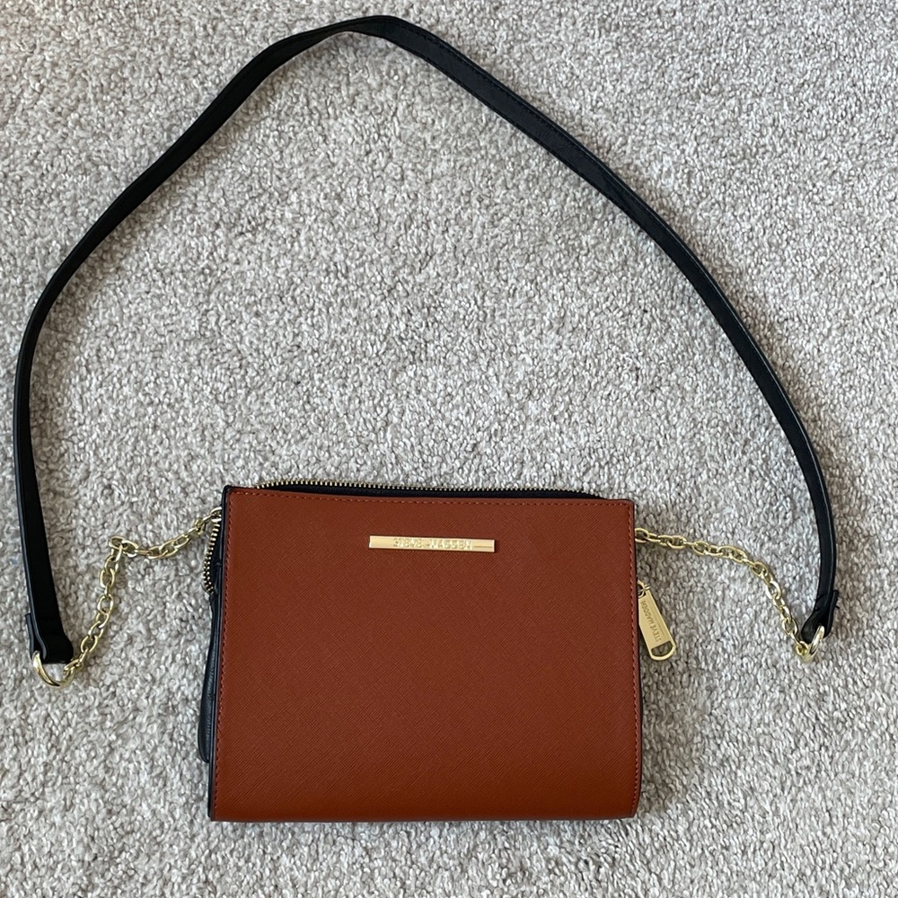 Steve Madden brown & black small Crossbody bag EUC